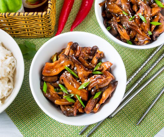 Салат из грибов вешенок