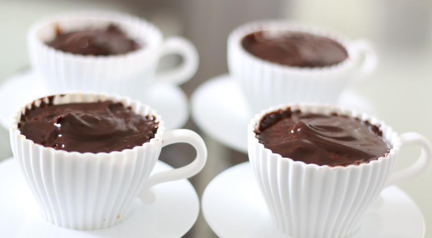 Чашки горячего шоколада.