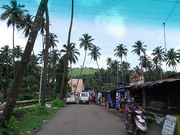 Местный рынок на Гоа.