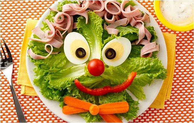Салат "Клоун" (польза салата для детей).