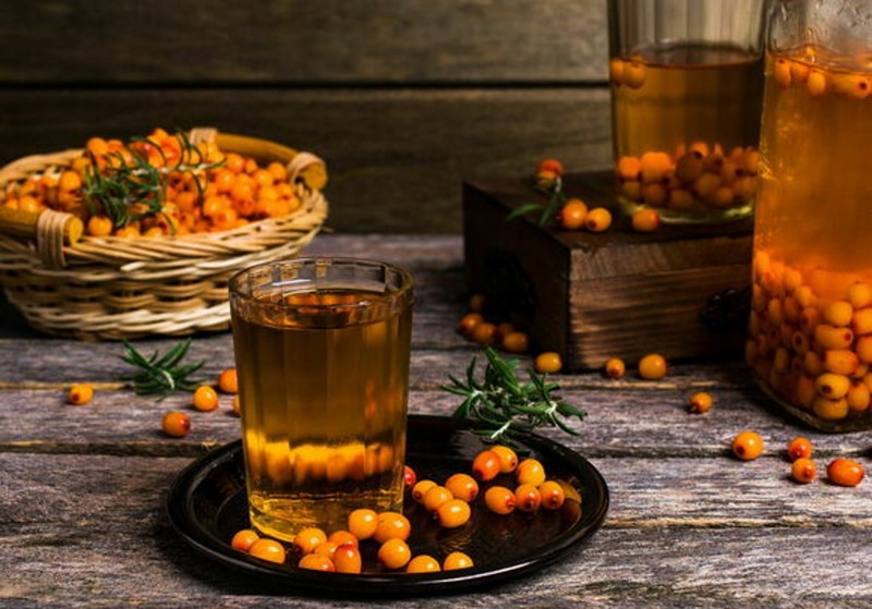 Компот из облепихи.